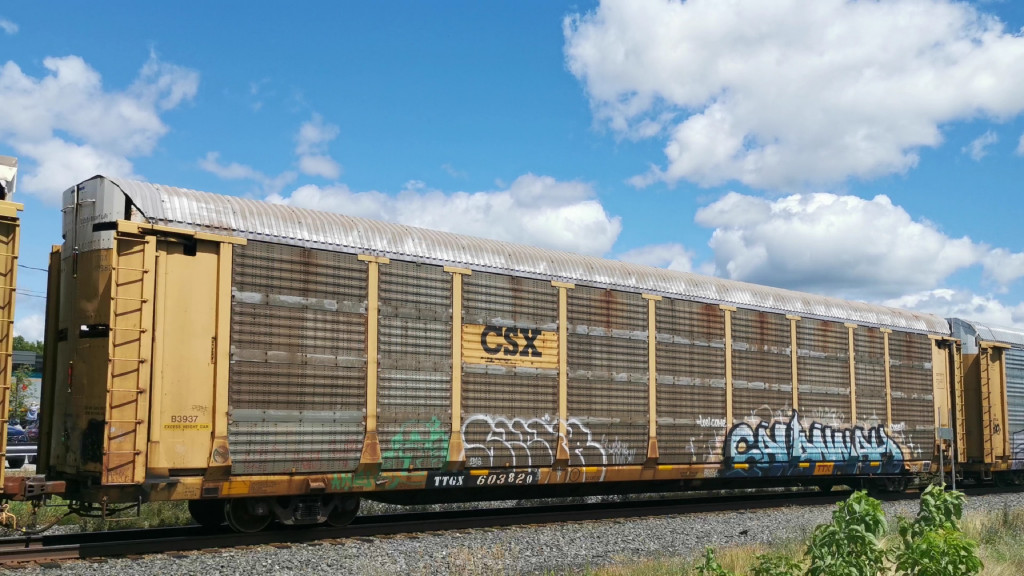 CSX B3937 (Body) TTGX 603820 (Flat)